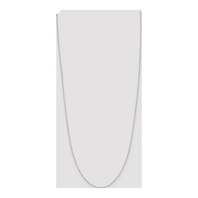 Sterling Silver 1mm Diamond-Cut Cable Chain – view 4
