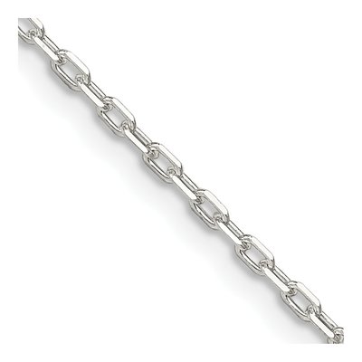 Sterling Silver 1.65mm Diamond-Cut Cable Chain
