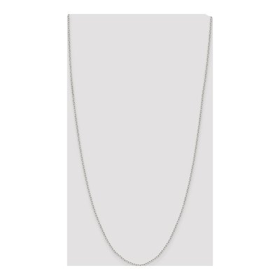 Sterling Silver 1.65mm Diamond-Cut Cable Chain – view 4