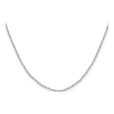Sterling Silver 1.65mm Diamond-Cut Cable Chain – view 2