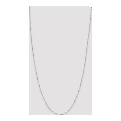 Sterling Silver 1.65mm Diamond-Cut Cable Chain – view 4