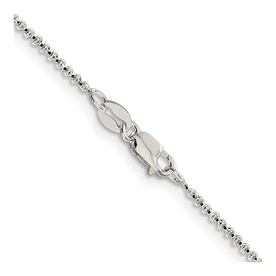 Sterling Silver 1.4mm Diamond-Cut Rolo Chain – view 3