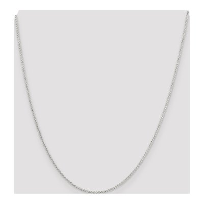 Sterling Silver 1.4mm Diamond-Cut Rolo Chain – view 4