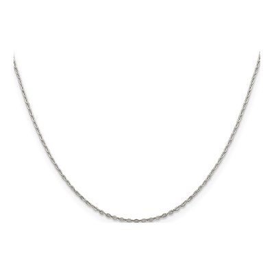 Sterling Silver 0.5mm Flat Cable Chain – view 2