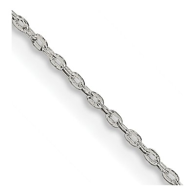 Sterling Silver 0.5mm Flat Cable Chain