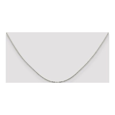 Sterling Silver 0.9mm Flat Cable Chain – view 4
