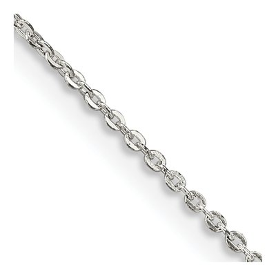 Sterling Silver 0.9mm Flat Cable Chain