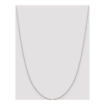 Sterling Silver 0.9mm Flat Cable Chain – view 4