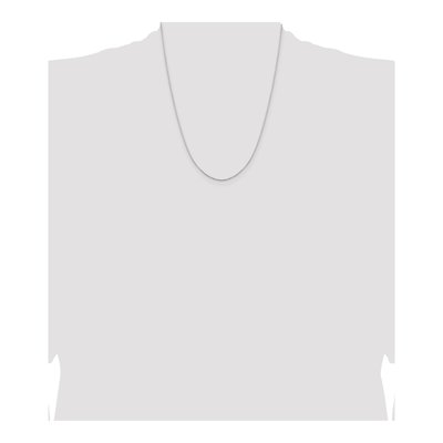 Sterling Silver 1mm Flat Cable Chain – view 4
