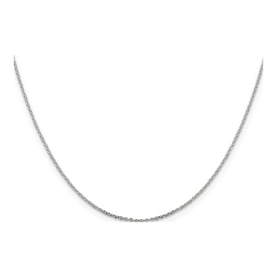 Sterling Silver 0.95mm Diamond-Cut Forzantine Chain – view 2