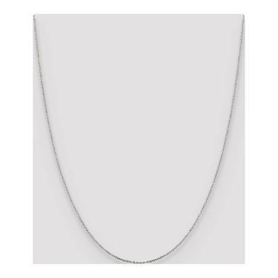 Sterling Silver 0.95mm Diamond-Cut Forzantine Chain – view 4