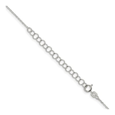 Sterling Silver 0.95mm Diamond-Cut Forzantine Chain – view 3