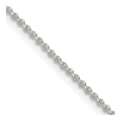 Sterling Silver 1.4mm Diamond-Cut Forzantine Chain