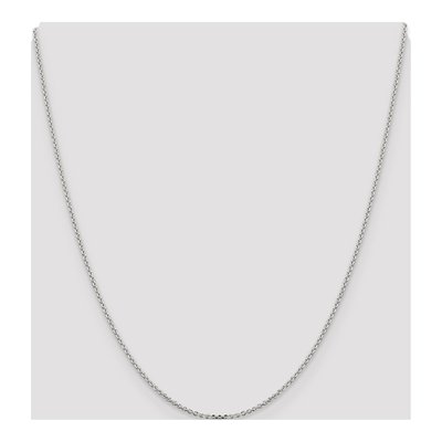 Sterling Silver 1.4mm Diamond-Cut Cable Forzantine Chain – view 4
