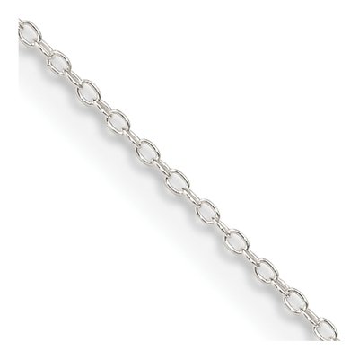 Sterling Silver 0.95mm Cable Forzantine Chain