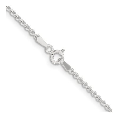 Sterling Silver 1.85mm Diamond-Cut Forzantine Chain – view 3