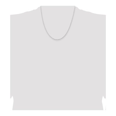 Sterling Silver 1.85mm Diamond-Cut Forzantine Chain – view 4
