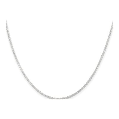 Sterling Silver 1.85mm Diamond-Cut Cable Forzantine Chain – view 2