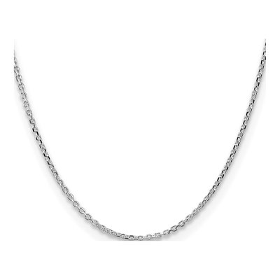 Sterling Silver 2.1mm Diamond-Cut Forzantine Chain – view 2