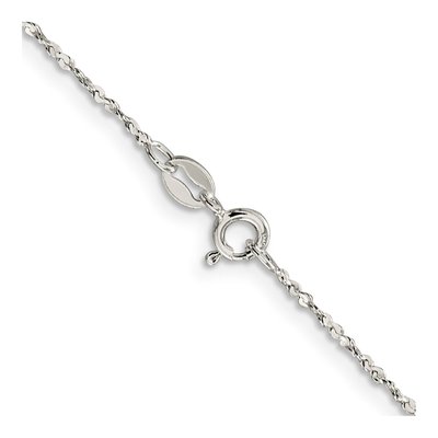 Sterling Silver 1.4mm Twisted Serpentine Chain – view 3
