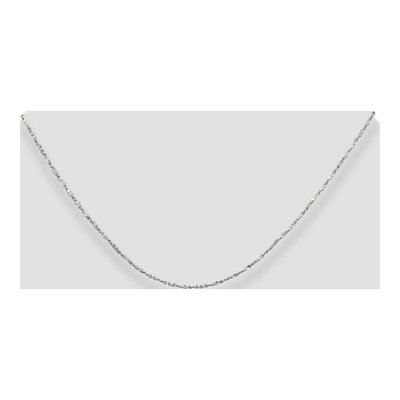 Sterling Silver 1.4mm Twisted Serpentine Chain – view 4
