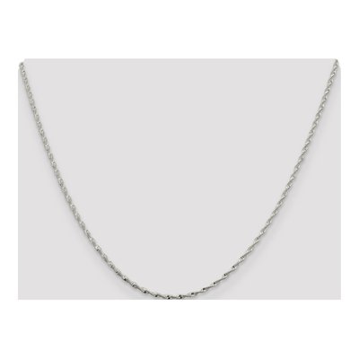 Sterling Silver 1.65mm Twisted Herringbone Chain – view 4