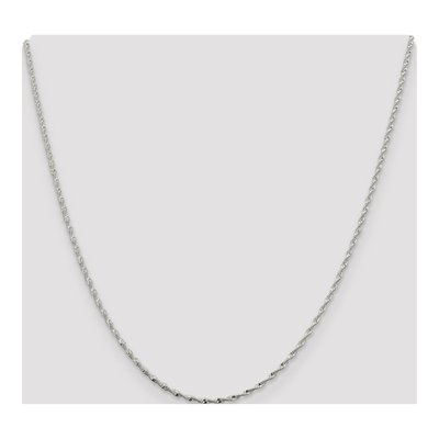 Sterling Silver 1.65mm Twisted Herringbone Chain – view 4