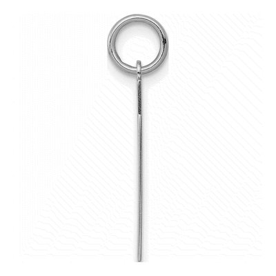 Sterling Silver Number 7 Pendant – view 3
