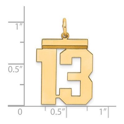 Number 13 Charm – view 4