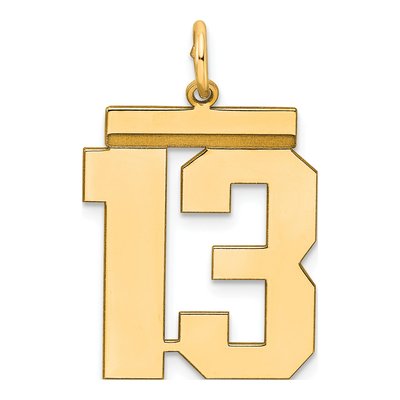 Number 13 Charm