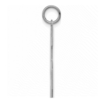 Sterling Silver Number 45 Charm – view 2