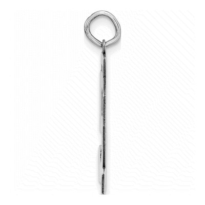 Sterling Silver Number 52 Charm – view 3