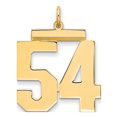Number 54 Charm