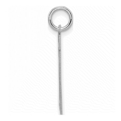 Sterling Silver Number 11 Charm – view 3