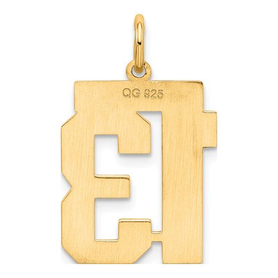 Number 13 Charm – view 3