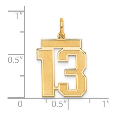 Number 13 Charm – view 4