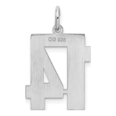Sterling Silver Number 14 Pendant – view 5