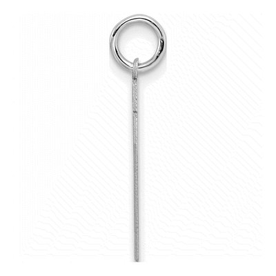Sterling Silver Number 17 Charm – view 3