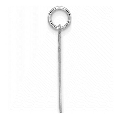 Sterling Silver Number 21 Pendant – view 3