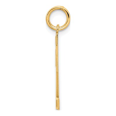 Sterling Silver Gold-Plated Number 22 Charm – view 2