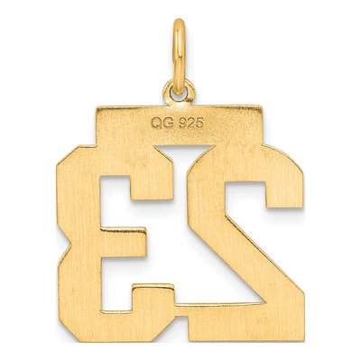 Number 23 Charm – view 3