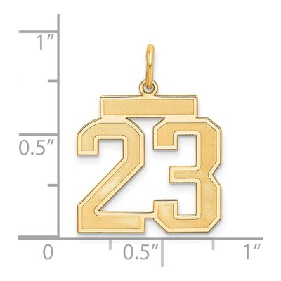 Number 23 Charm – view 4