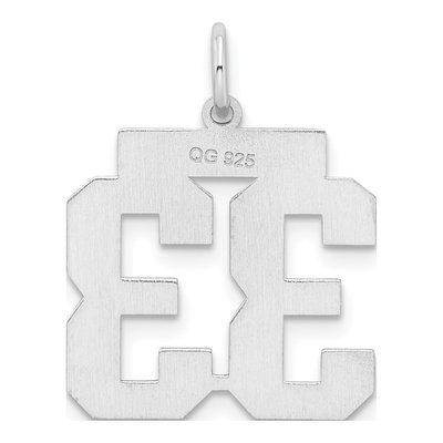Sterling Silver Number 33 Charm – view 4