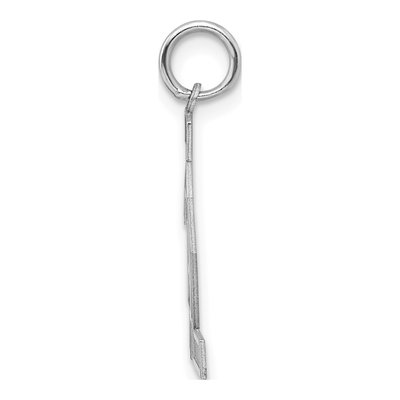 Sterling Silver Number 42 Charm – view 3
