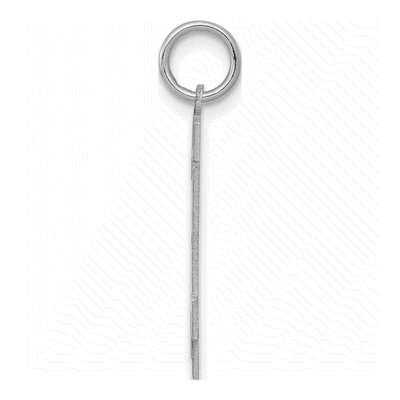 Sterling Silver Number 74 Charm – view 2