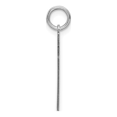 Sterling Silver Number 77 Charm – view 3