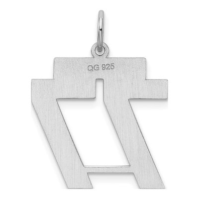 Sterling Silver Number 77 Charm – view 5
