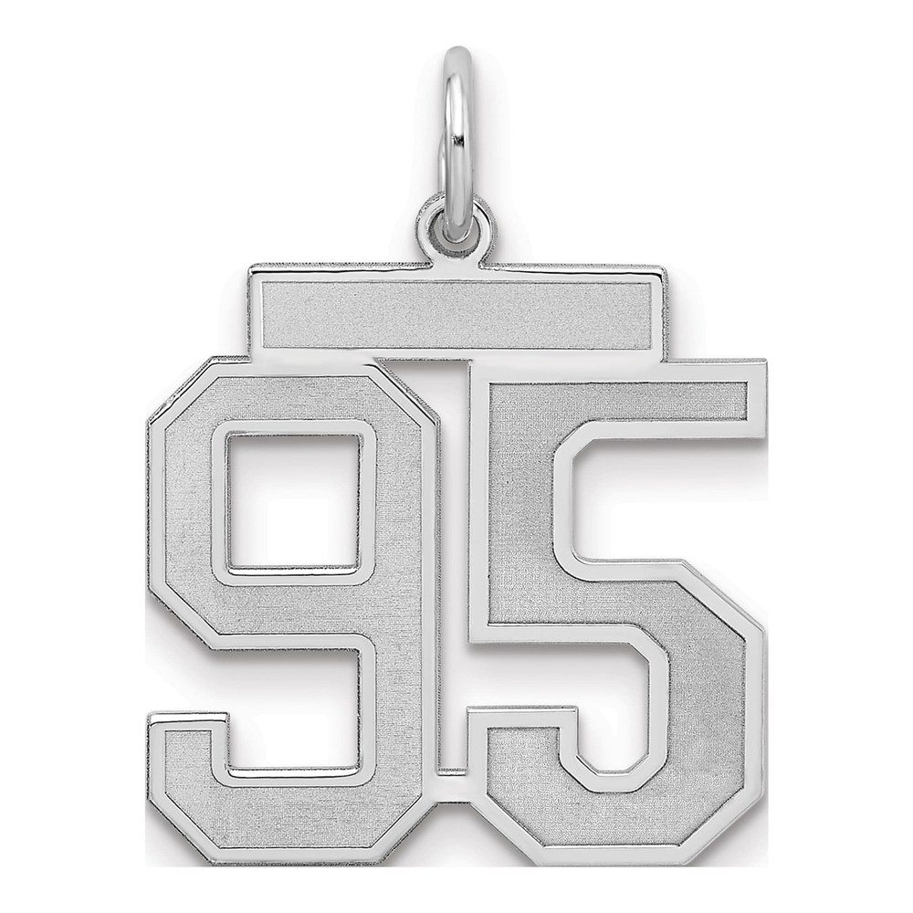 Sterling Silver Number 95 Charm