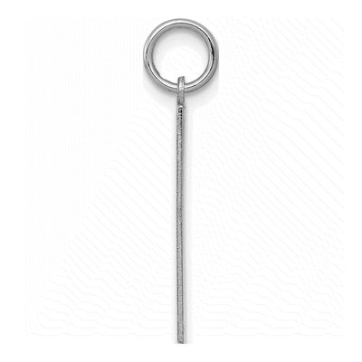 Sterling Silver Number 1 Charm – view 2