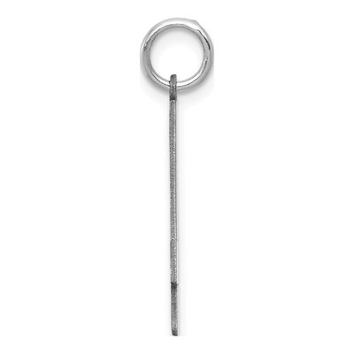 Sterling Silver Number 4 Charm – view 2
